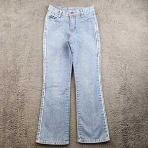 Girl's Vintage Liquid X Jeans Juniors 16 Flared Boot 90's Streetwear Embroidered